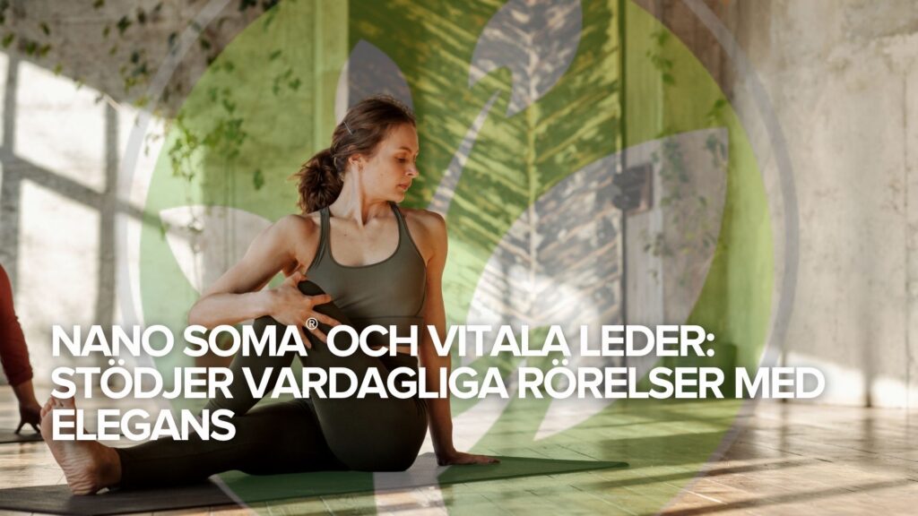 NANO SOMA® och vitala leder: Stödjer vardagliga rörelser med elegans
