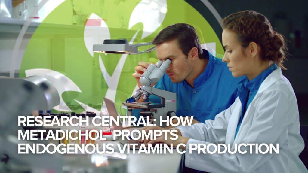 Ricerca centrale: Come il Metadichol® stimola la produzione endogena di vitamina C Ricerca centrale: Come il Metadichol® stimola la produzione endogena di vitamina C