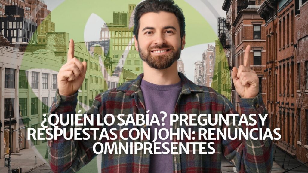 ¿Quién lo sabía? Preguntas y respuestas con John: Exenciones de responsabilidad ubicuas ¿Quién lo sabía? Preguntas y respuestas con John: Exenciones de responsabilidad ubicuas