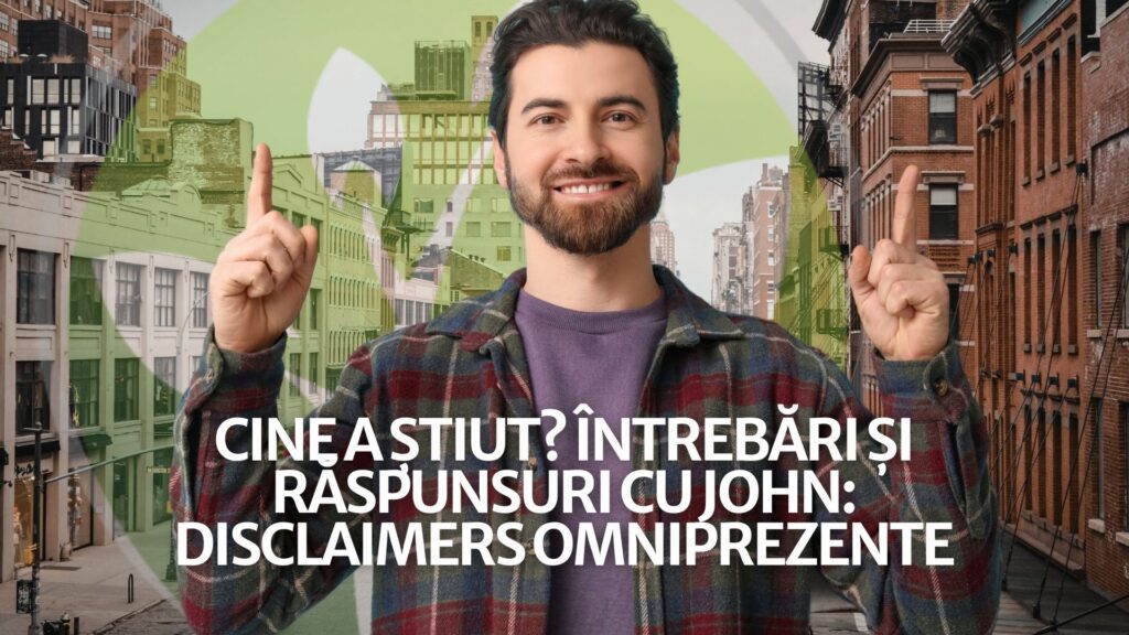 Cine a știut? Întrebări și răspunsuri cu John: Disclaimers omniprezente Cine a știut? Întrebări și răspunsuri cu John: Disclaimers omniprezente
